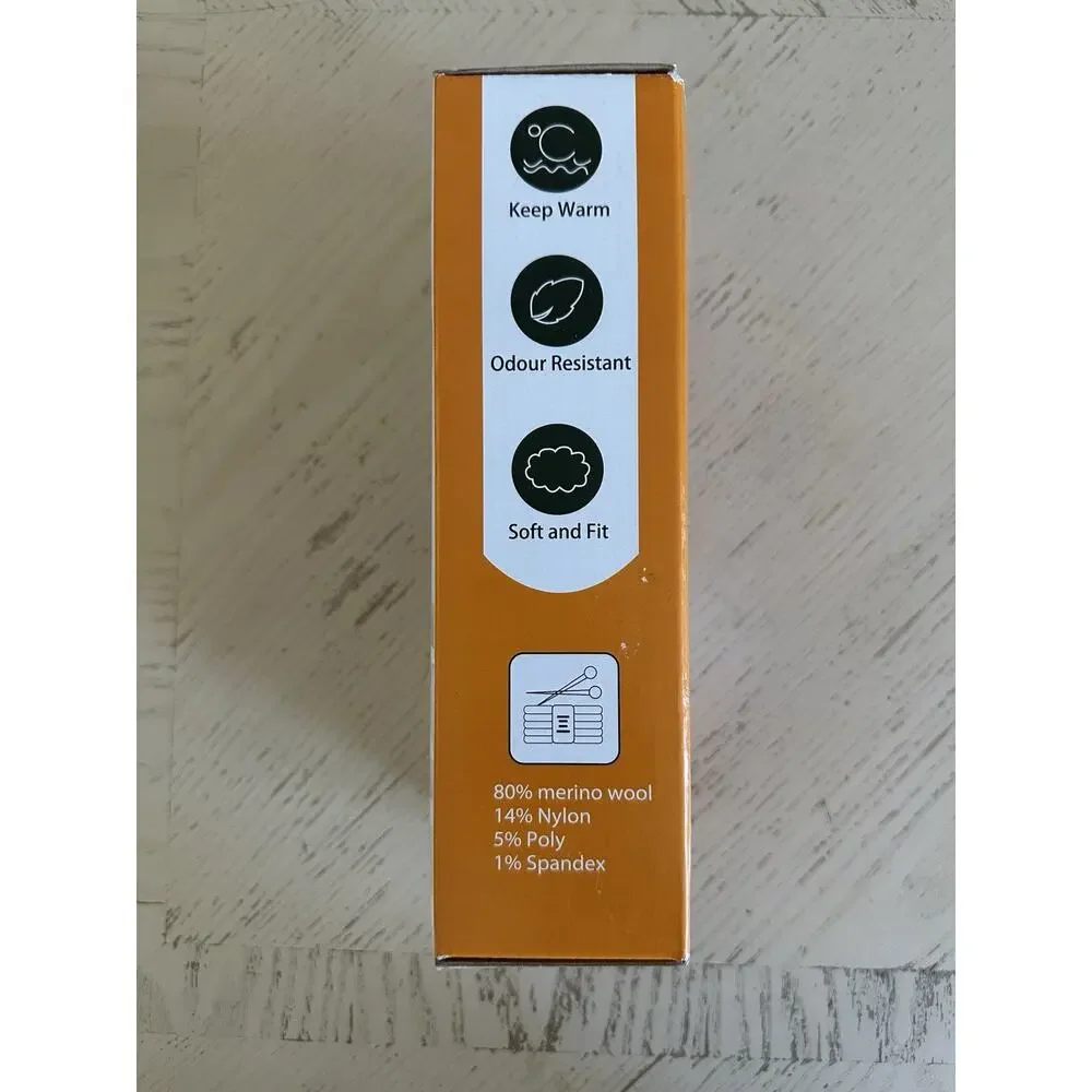 Time May Tell Men’s Merino Wool Socks (2 Pack) Size 9-13